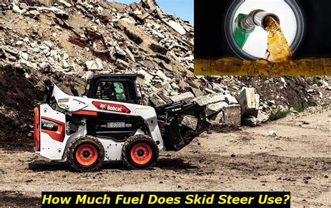 how much fuel per mile skid steer use|bobcat diesel fuel consumption.